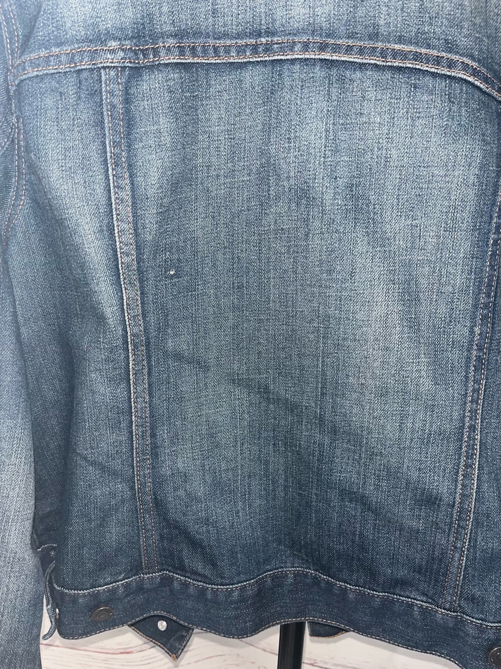 Old Navy Light Blue Denim Trucker Jacket - Picture 4 of 4